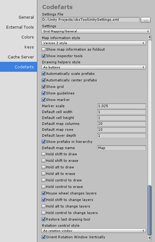 General Settings